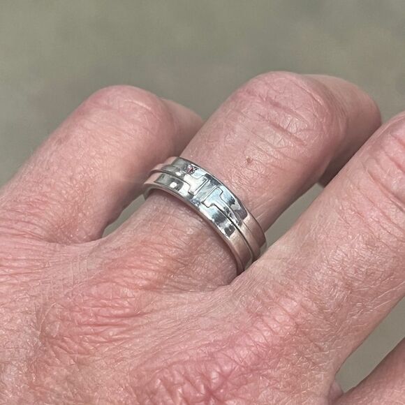 Tiffany & Co. Jewelry - Tiffany & Co. Sterling Silver Band 7.5
